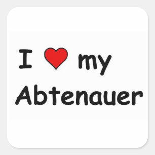 Adesivo Quadrado Eu Amo Meu Abtenauer