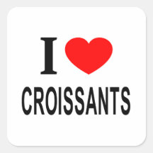 Eu ❤️ CROISSAN Eu AMO CROISSANTS Eu ADORO CROISSAN