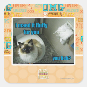 Adesivo Quadrado Eu maed o pele macia você