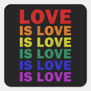 Adesivo Quadrado Eu Prometo Ensinar Orgulho LGBT-Q Ao Amor Orgulho