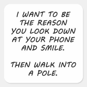 Adesivo Quadrado Eu Quero Ser A Razão