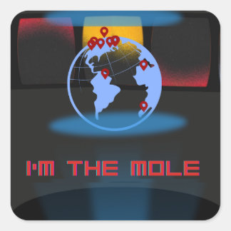 Adesivo Quadrado Eu sou o Mole