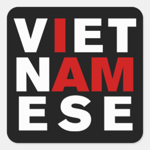 ADESIVO QUADRADO EU SOU VIETNAMIANO