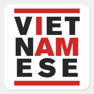 ADESIVO QUADRADO EU SOU VIETNAMIANO
