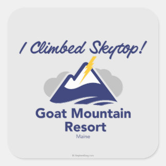 Adesivo Quadrado Eu Subi No Skytop!