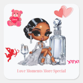 Adesivo Quadrado Eu Te Amo