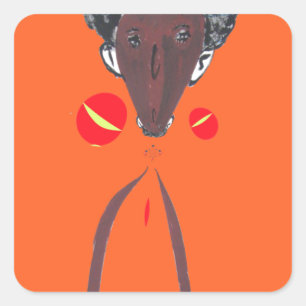 Adesivo Quadrado Eu te amo Nakupenda Swahili