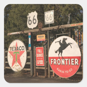 Adesivo Quadrado EUA, Arizona, Sedona: Placas de Publicidade Antiga