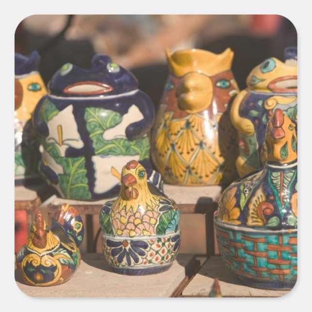 Adesivo Quadrado EUA, Arizona, Tubac: Premier de Arizona Sul (Frente)