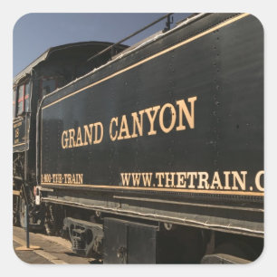 Adesivo Quadrado EUA, Arizona, Williams: Grand Canyon Railroad