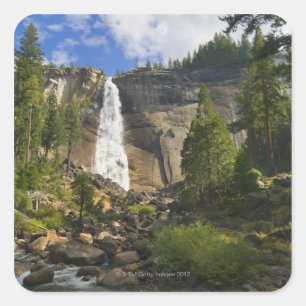 Adesivo Quadrado EUA, Califórnia, parque nacional de Yosemite,
