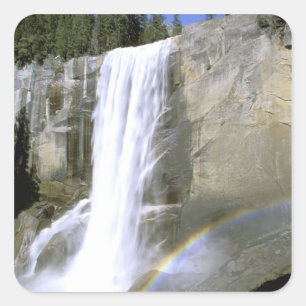 Adesivo Quadrado EUA, Califórnia, Parque Nacional de Yosemite. Vern