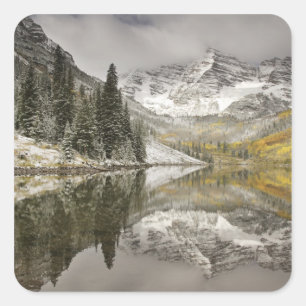Adesivo Quadrado EUA, Colorado, Floresta Nacional White River,