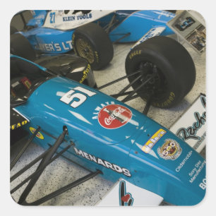 Adesivo Quadrado EUA, Indiana, Indianapolis: Motor de Indianapolis