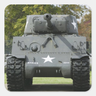 Adesivo Quadrado EUA, Kentucky, forte Knox: Museu de Patton de