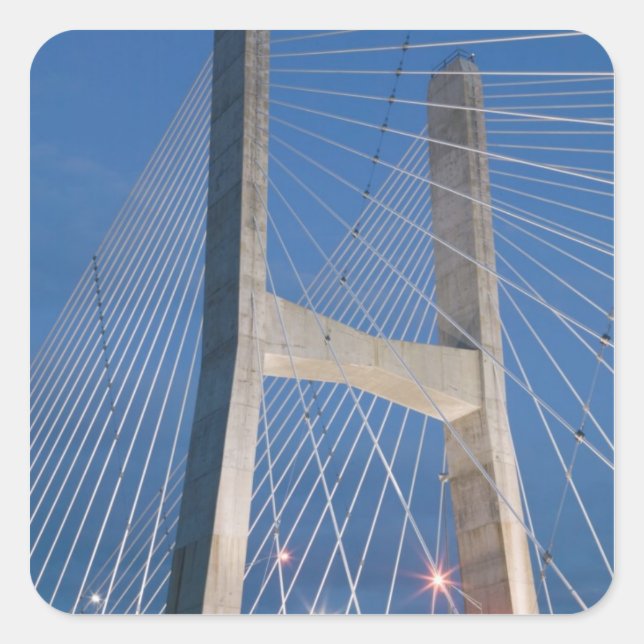 Adesivo Quadrado EUA, Missouri, Cape Girardeau: O Projeto de Lei 2 (Frente)