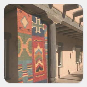Adesivo Quadrado EUA, Novo México, Taos: Kit da Galeria de Tapetes 