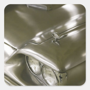 Adesivo Quadrado EUA, Ohio, Cleveland: Reserva Ocidental Histórico