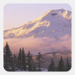 Adesivo Quadrado EUA, Oregon, Floresta Nacional Deschutes, A
