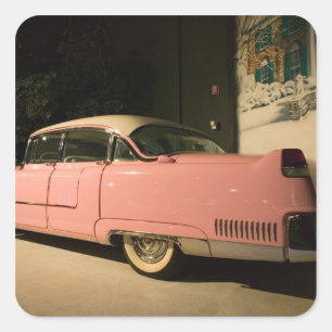Adesivo Quadrado EUA, Tennessee, Memphis, Elvis Presley 3