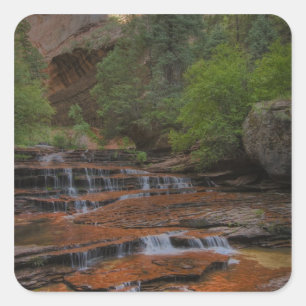 Adesivo Quadrado EUA, Utah, Parque Nacional Zion. Cênico a partir