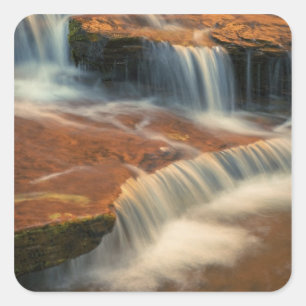 Adesivo Quadrado EUA, Utah, Parque Nacional Zion. Cênico a partir d