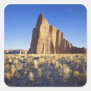 Adesivo Quadrado EUA, Utah, Planalto do Colorado, Lower Cathedral