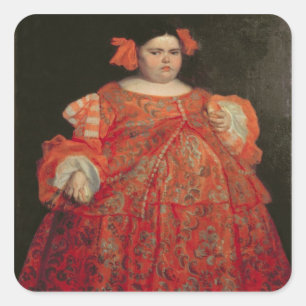 Adesivo Quadrado Eugenia Marti'nez Vallejo, chamado La Monstrua