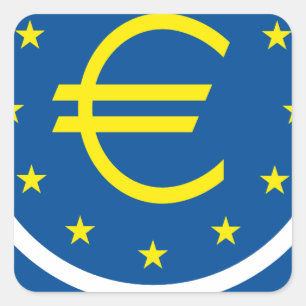 Adesivo Quadrado Euro- simbolismo - legado europeu