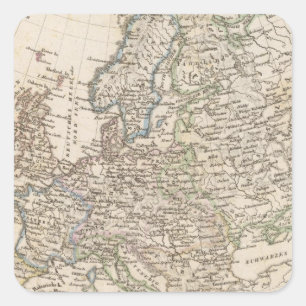 Adesivo Quadrado Europa