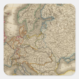 Adesivo Quadrado Europa 22