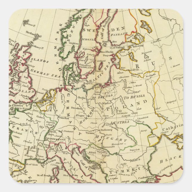 Adesivo Quadrado Europa 33 (Frente)