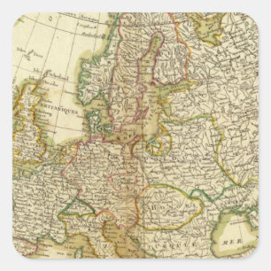 Adesivo Quadrado Europa 35