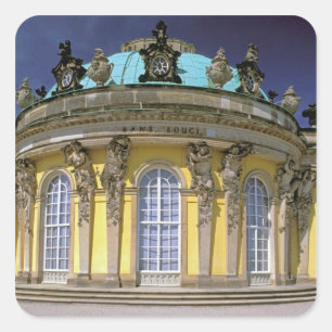 Adesivo Quadrado Europa, Alemanha, Potsdam. Parque Sanssouci, 2