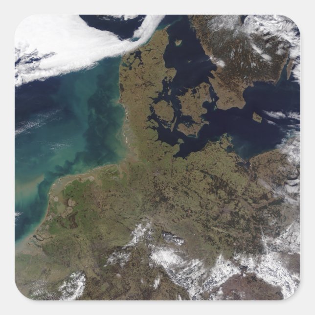 Adesivo Quadrado Europa do Noroeste (Frente)