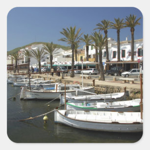 Adesivo Quadrado Europa, Espanha, Minorca (também conhecida por Me