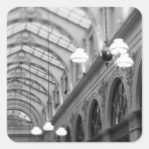 Adesivo Quadrado Europa, França, Paris. Interior, Galeria