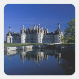 Adesivo Quadrado Europa, França, Vale do Loire. Castelo Chambord