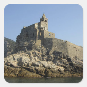 Adesivo Quadrado Europa, Itália, Portovenere também conhecido como