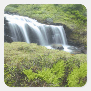 Adesivo Quadrado Europa, Noruega. Cachoeira.