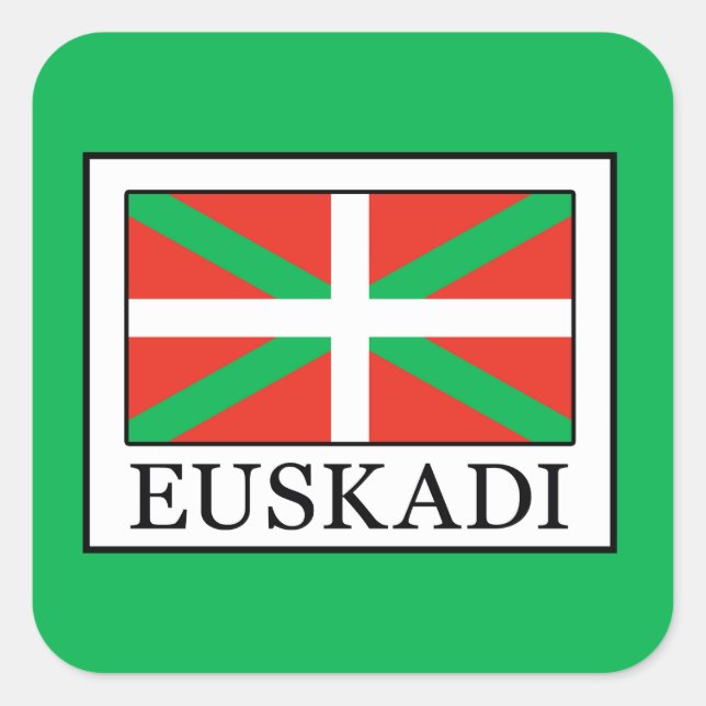 Adesivo Quadrado Euskadi (Frente)
