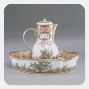 Adesivo Quadrado Ewer e bacia, feitos em Paris