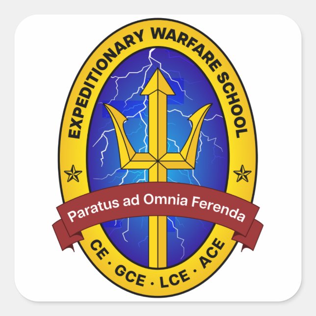 Adesivo Quadrado EWS Stickers (Frente)