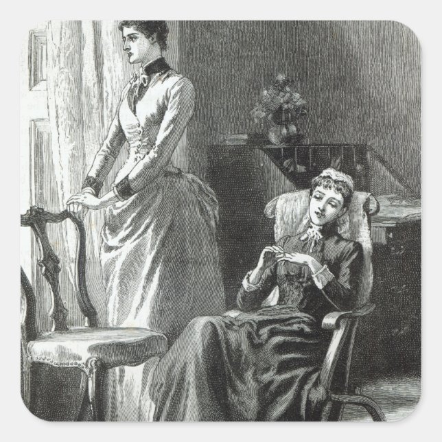 Adesivo Quadrado Excelente-avó Severan por Leslie Keith (Frente)