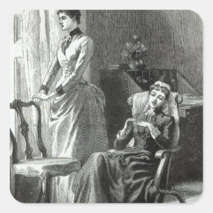 Adesivo Quadrado Excelente-avó Severan por Leslie Keith