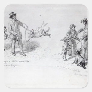 Adesivo Quadrado Executores da rua, c.1839-43