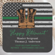 Exército Militar de Leather Thin Green Line
