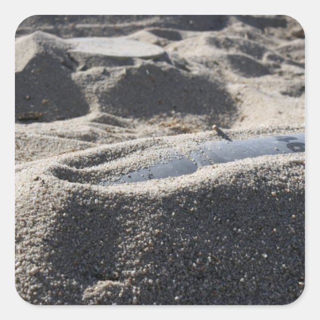 Adesivo Quadrado Exibição estática de uma shell de equipamento (Frente)