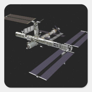 Adesivo Quadrado Exibição gerada por computador 18