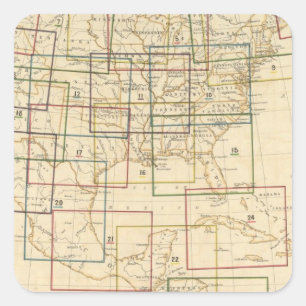 Adesivo Quadrado Explicação do mapa de índice dos sinais usados 